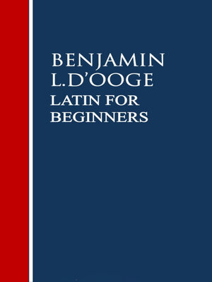 cover image of Latin for Beginners